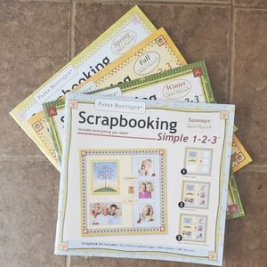 Scrapbooks simple 1-2-3 four seasons